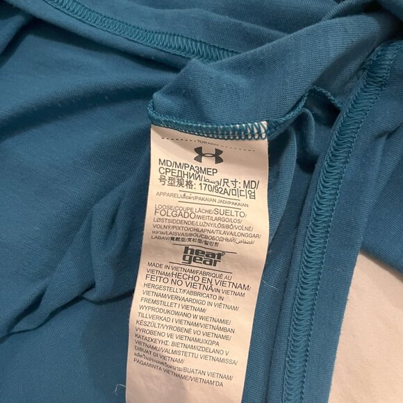Under Armour Men's Long Sleeve Quarter Zip Shirt, Medium, Blue - Picture 7 of 10